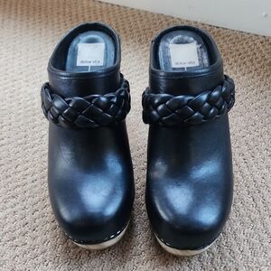 Dolce Vita Black Braided Mules